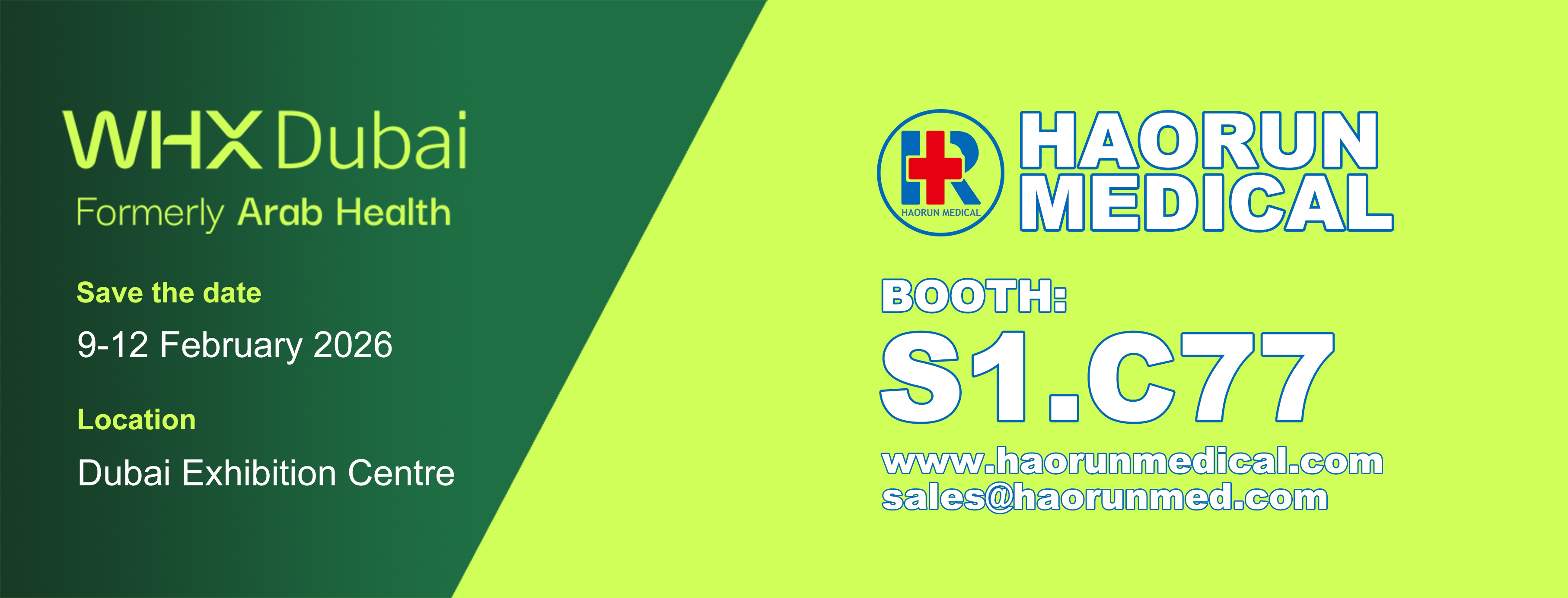 Selamat Datang Mengunjungi Haorun Di WHX Dubai 2026