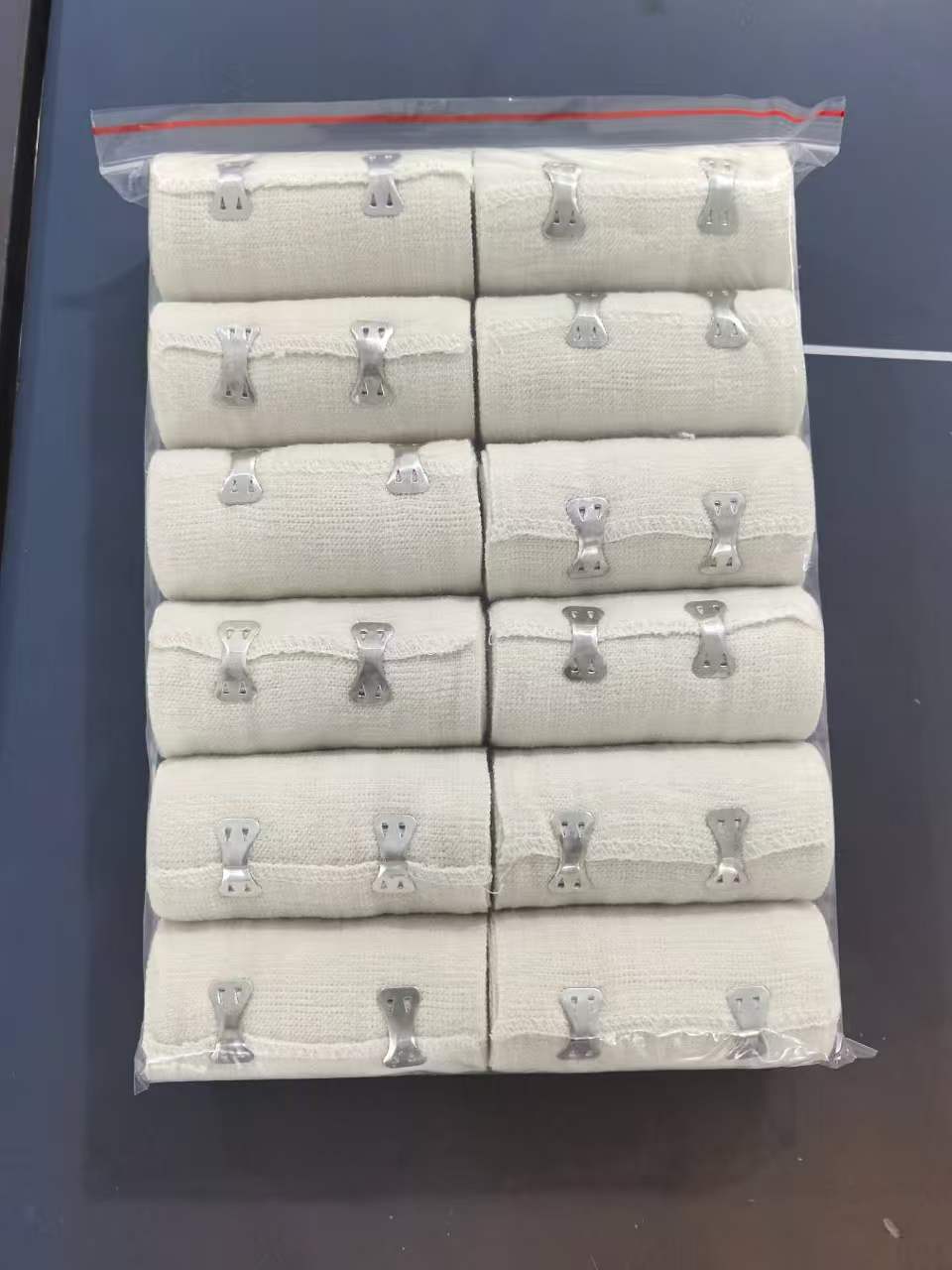 Haorun medical Pelancaran Baharu: 105g & 120g Spandex Tenunan Biasa Pembalut dengan Tepi Licin (Putih Asli) – Sesuai untuk Pasaran mewah